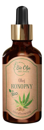 Bio Olja, BIO olej konopny 100% zimnotłoczony, nierafinowany, bez konserawntów, 50 ml Bio Olja