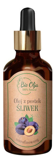 Bio Olja, Olej z pestek śliwek 100% zimnotłoczony, nierafinowany olej bez konserwantów, 50ml Bio Olja