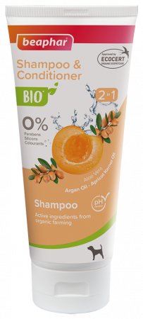 BIO organiczny szampon i odżywka 2w1 dla psów Beaphar 200ml Beaphar