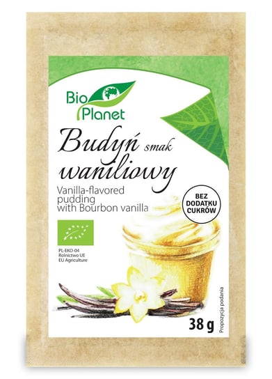 Bio Planet, budyń o smaku waniliowym bio, 40 g Bio Planet