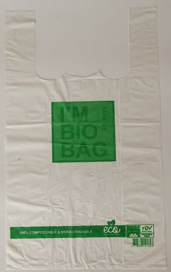 Bio Reklamówki 28X48 Biodegradowalne Ziemniaczane GreenBag