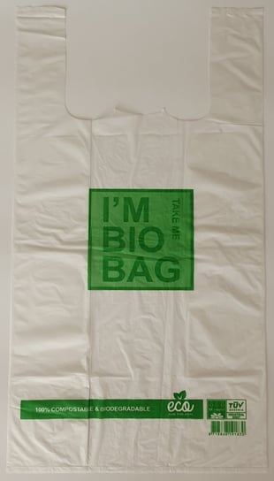 Bio Reklamówki 30X60 Biodegradowalne Ziemniaczane GreenBag