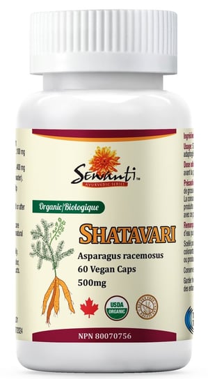 Bio Shatavari 60 V-kaps. Odporność na stres, Witalność & Odmłodzenie Sewanti