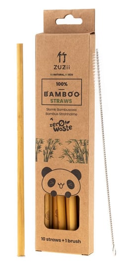 Bio Słomki Bambusowe Z Czyścikiem Moje Logo 200X`4/8 Box Zuzii