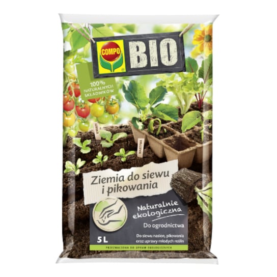 BIO ZIEMIA DO SIEWU I PIKOWANIA  5 L COMPO SANA Compo