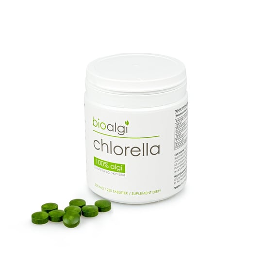 bioalgi, Chlorella, Suplement Diety, 250 tab. bioalgi