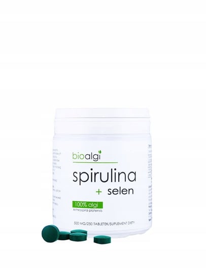 Bioalgi, Spirulina + Selen, Suplement Diety, 250 Tab. bioalgi