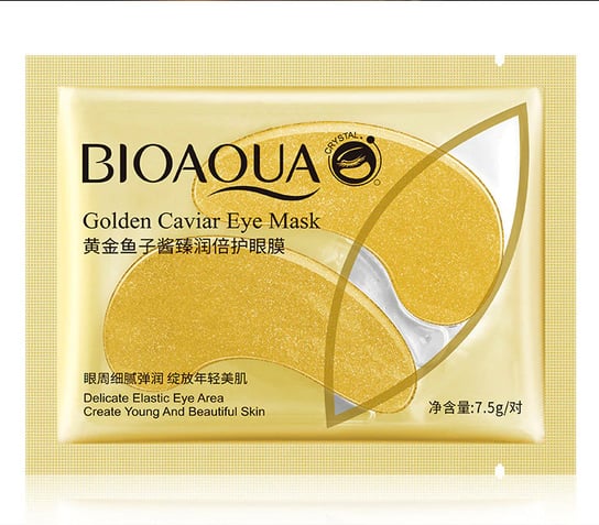 Bioaqua Golden Caviar Płatki Pod Oczy Złote 7,5g Bioaqua