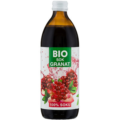 BioAvena, Sok z granatu, bez cukru, Bio, 500 ml Bioavena