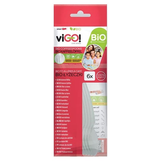 Biodegradowalne łyżeczki viGO!, 6 sztuk ViGO!