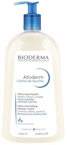 Bioderma Atoderm Creme De Douche, kremowy żel do mycia twarzy i ciała, 1000 ml Bioderma