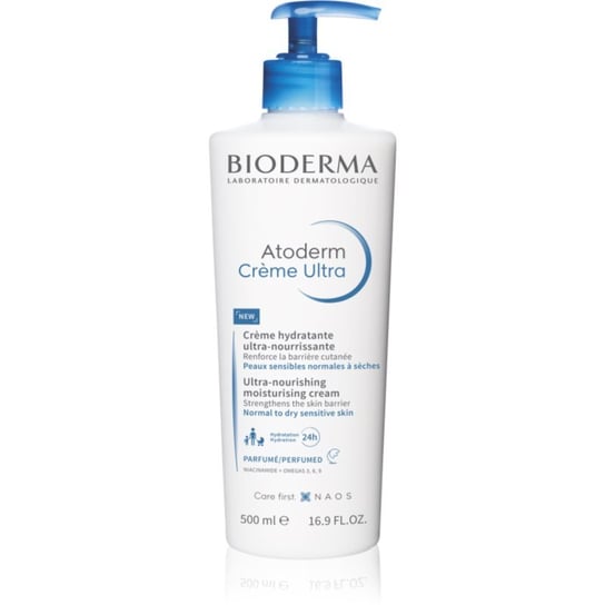 Bioderma Atoderm Créme Ultra odżywczy krem do ciała do skóry normalnej i suchej wrażliwej perfumowany 500 ml Bioderma