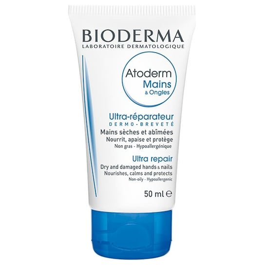 Bioderma, Atoderm, odżywczy krem do rąk i paznokci, 50 ml Bioderma