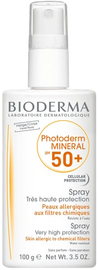 Bioderma Photoderm Mineral, spray ochhronny SPF 50+, 100 g Bioderma
