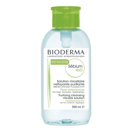 Bioderma Sebium H2O, płyn micelarny z dozownikiem, 500 ml Bioderma