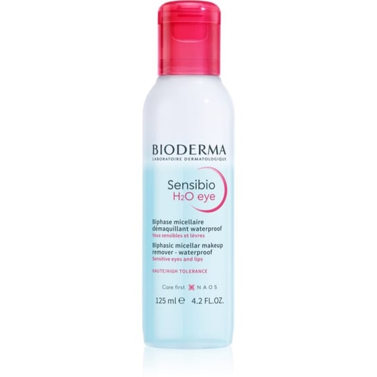 Bioderma Sensibio H2O eye dwufazowy płyn micelarny do oczu i ust 125 ml Bioderma