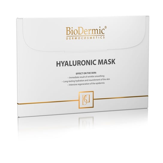 BioDermic, Maska hialuronowa nawilżająco-wygładzająca w płacie, 25 ml Biodermic