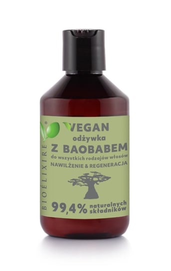 Bioelixire, Vegan, odżywka intensywnie nawilżająca Baobab, 300 ml Bioelixire