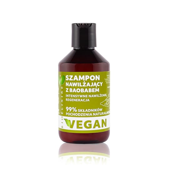 Bioelixire, Vegan, szampon intensywnie nawilżający Baobab, 300 ml Bioelixire