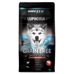 Biofeed Euphoria Junior Dog Grain Free - Turkey&Salmon 2Kg Biofeed