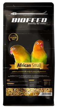 BIOFEED Premium African Small - małe papugi afrykańskie 1kg Biofeed