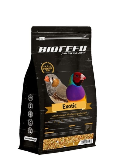 Biofeed Premium Exotic - Małe Ptaki Egzotyczne 1Kg Biofeed