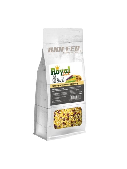 Biofeed Royal Snack - Kolorowa Kukurydza 400G Biofeed