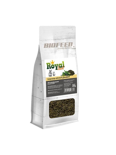 BIOFEED Royal Snack - kompozycja ziołowych granulatów 200g Biofeed