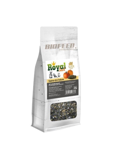 BIOFEED Royal Snack SuperFood - łuskane nasiona dyni 200g Biofeed