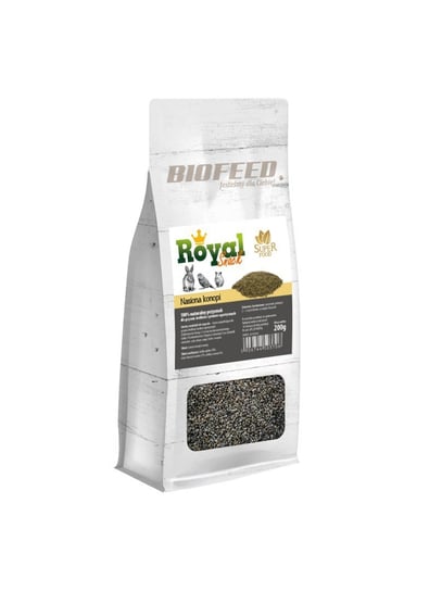 BIOFEED Royal Snack SuperFood - nasiona konopi 200g Biofeed