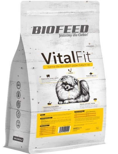 Biofeed Vitalfit - Dorosłe Psy Małych Ras (Drób) 2Kg Biofeed