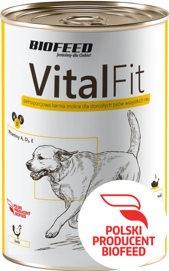 BIOFEED VitalFit - puszka dla psów z drobiem 415g Biofeed