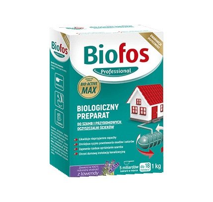 Biofos biologiczny preparat do szamb i oczyszczalni 1 kg INCO Biofos