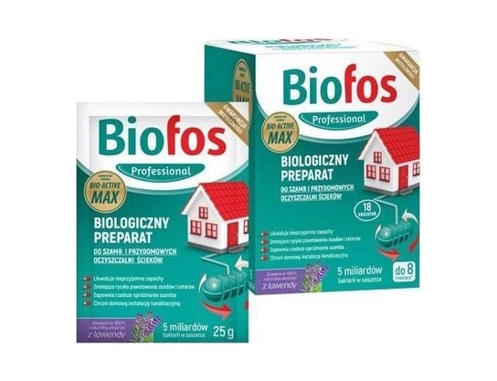 Biofos biologiczny preparat do szamb i oczyszczalni 25g INCO Biofos