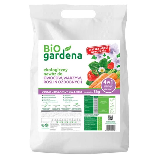 Biogardena Eko Nawóz Do Warzyw Owoców Kwiatów 8Kg Bio Gardena
