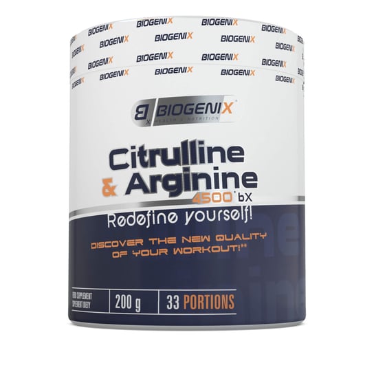 Biogenix Citrulline & Arginine 4500 - 200 g - Jabłko Biogenix