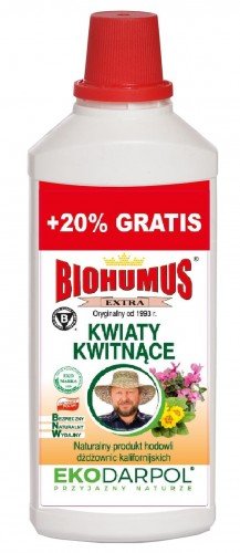 Biohumus Extra Kwiaty Kwitnące 1 l + 20% EkoDarPol