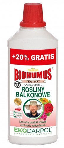 Biohumus Extra Rośliny Balkonowe 1 l + 20% EkoDarPol