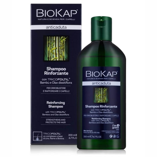 Biokap Anticaduta, Szampon przeciw wypadaniu włosów, 200 ml Biokap