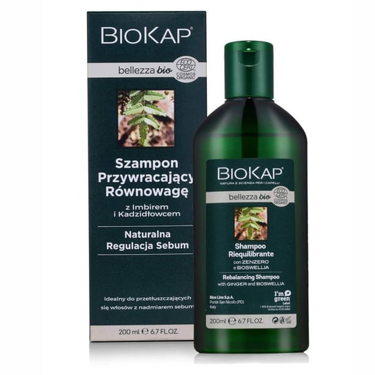 Biokap, Bellezza BIO, Szampon przywracajacy równowagę, 200 ml Biokap