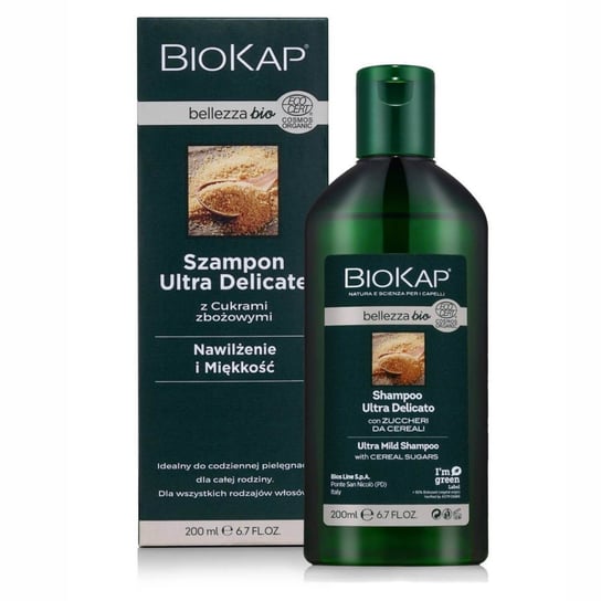 Biokap Bellezza BIO Szampon Ultra Delicate, 200ml Biokap