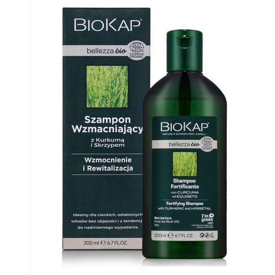Biokap, Bellezza BIO, Szampon wzmacniający, 200 ml Biokap