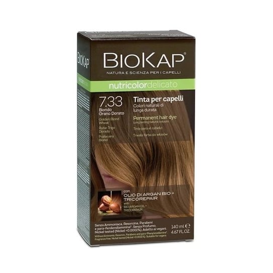 Biokap, Delicato+, 7.33 Pozłacany Blond - 140 Ml Biokap