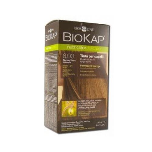 Biokap, Delicato, 8.03 Jasny Naturalny Blond, 140ml Biokap