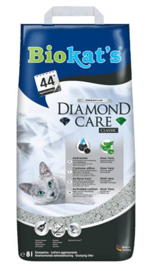 BIOKAT'S Diamond Care Classic 8 l - Żwirek bentonitowy dla kota 8 l Inna marka