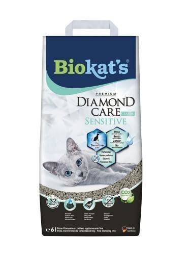 BIOKAT'S Diamond Care Sensitive Classic 6 l delikatny żwirek bentonitowy Inny producent