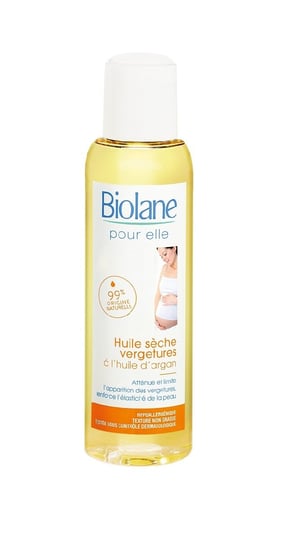 Biolane Mum, naturalny olejek arganowy przeciw rozstępom dla kobiet w ciąży, 125 ml Biolane