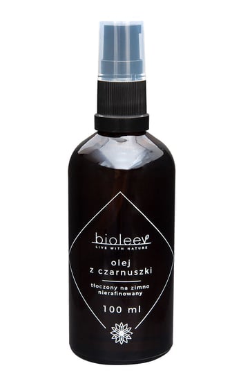 Bioleev, olej z czarnuszki zimnotłoczony kosmetyczny + wit E, 100 ml Bioleev