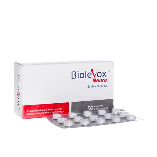 Biolevox Neuro, suplement diety, 30 tabletek Biovico