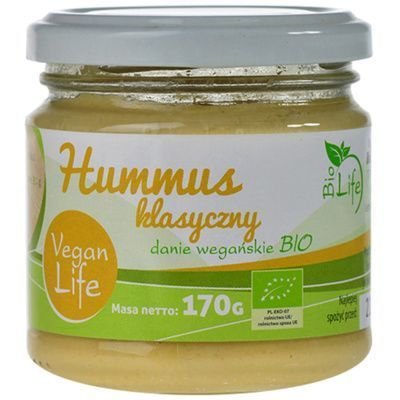 BioLife, Hummus klasyczny Bio, 170 g BioLife